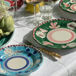 Piccola Home Assietter-Amalfi Salladstallrik 20 cm, Grön