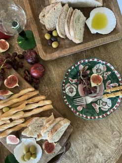 Piccola Home Assietter-Amalfi Salladstallrik 20 cm, Grön