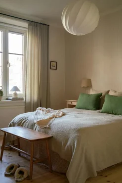 Amy Bouclé Gardin Sand, 140x300 cm