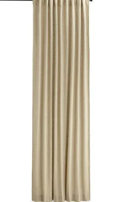 Amy Bouclé Gardin Sand, 140x300 cm