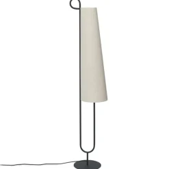 Ferm Living Golvlampor-Ancora Golvlampa, Natural/Svart