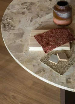 Audo Copenhagen Matbord Och Barbord-Androgyne Matbord Ø120 cm, Mörkbetsad Ek / Sand