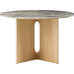 Audo Copenhagen Matbord Och Barbord-Androgyne Matbord Ø120 cm, Mörkbetsad Ek / Sand