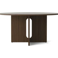Androgyne Matbord Ø150, Mörkfärgad Ek