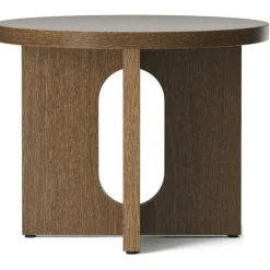 Audo Copenhagen Sidobord & Avlastningsbord-Androgyne Sidobord Ø50 cm, Naturlig Ek / Naturlig Ek