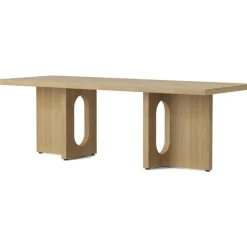 Audo Copenhagen Soffbord-Androgyne Soffbord, Ek / Calacatta Viola