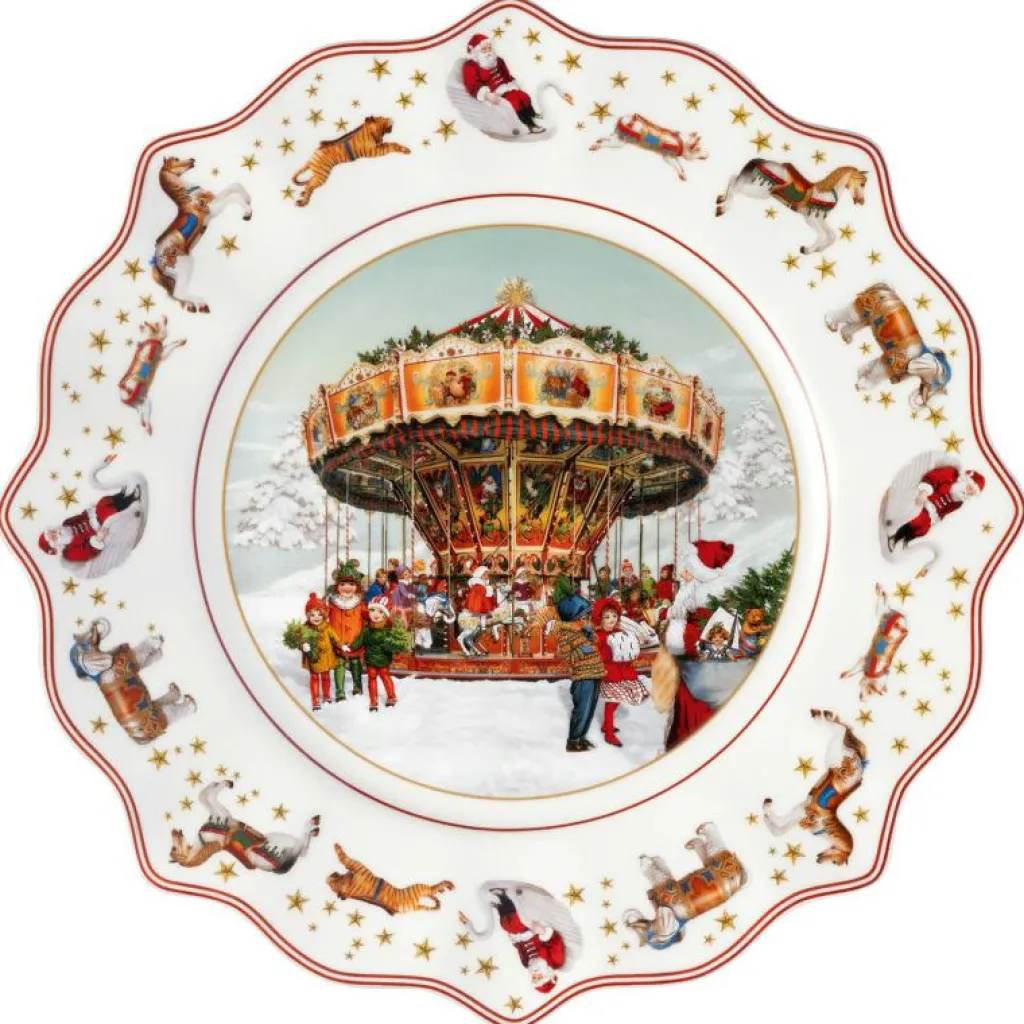 Villeroy & Boch Julserviser-Annual Christmas Edition Salad Plate 2024 colored