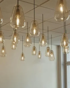 Anoli 1 Pendel 160 mm, Nordic Gold / Opal