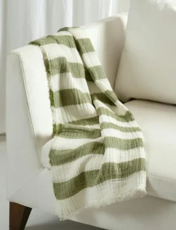 Antibes Pläd 130x170 cm, Silence