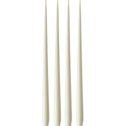 ester & erik Ljus-Antikljus Lackad 42 cm 4-pack, Pure White