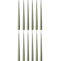 ester & erik Ljus-Antikljus Lackad 32 cm 12-pack, Artichoke