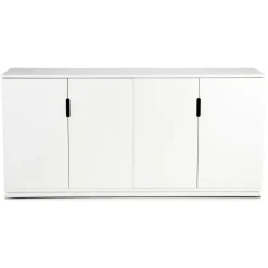 Aoko Skänk täckta dörrar, Vit