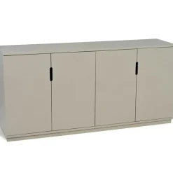 Aoko Skänk täckta dörrar, Vit