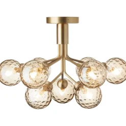 Apiales 9 Plafond, Mässing / Opal