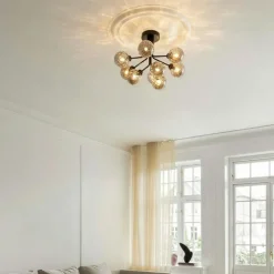 Apiales 9 Plafond, Mässing / Opal