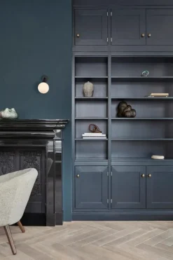 Apiales Vägglampa Integrerad, Satin Black / Opal