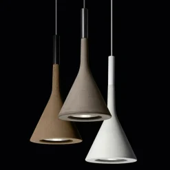 Foscarini Fönsterlampor|Pendellampor-Aplomb Mini Pendel, Vit