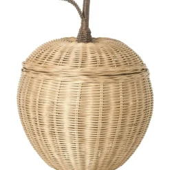 Barn Ferm Living KIDS Leksaksförvaring-Apple Flätad Förvaringskorg, Stor