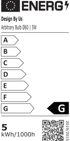 Design By Us Ljuskällor-Arbitrary Led-Ljuskälla 5W Ø6 cm, Guld
