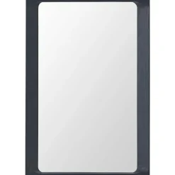 Arced Mirror / 80 X 55 CM / 31.5 X 21.65" - Light Grey