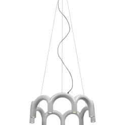 Oblure Ljuskronor & Takkronor|Pendellampor-Arch Circle Pendel 76 cm, Nude