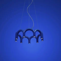 Oblure Ljuskronor & Takkronor|Pendellampor-Arch Circle Pendel 76 cm, Nude