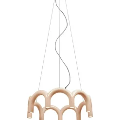 Oblure Ljuskronor & Takkronor|Pendellampor-Arch Circle Pendel 76 cm, Nude