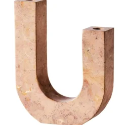 Dusty Deco Ljuslyktor-Arco Ljusstake Marmor, Grå