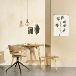 Design House Stockholm Sidobord & Avlastningsbord-Arco Sidobord, Vitgrå