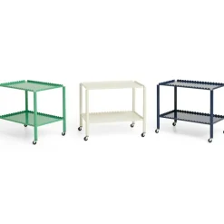 HAY Rullvagnar Och Serveringsvagnar-Arcs Serveringsvagn Låg, Jadegrön