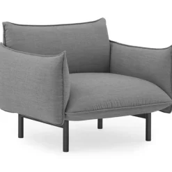 Normann Copenhagen Fåtöljer-Ark Fåtölj, Canvas 134 / Pulverlackerat Stål