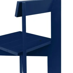 Ark Stol Lackerad Bok, Blå