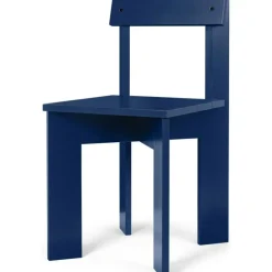 Ark Stol Lackerad Bok, Blå