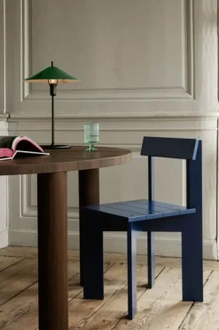 Ark Stol Lackerad Bok, Blå