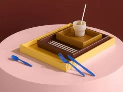 Arrange Set Med 3 Brickor, Amber / Masala / Acacia