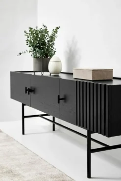 ARRAY Sideboard Låg 150 cm, Vitpigmenterad Ek
