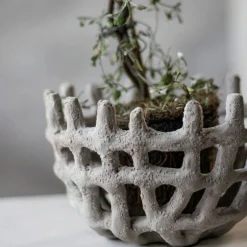 Mette Ditmer Korgar|Skulpturer-Art Piece Skål, Svart