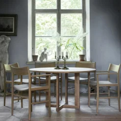 Arv Bord Vitpigmenterad Ek, 85x200 cm