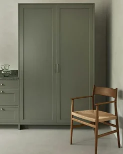 Arv Karmstol Med Vävd Sits / Rygg, Ek