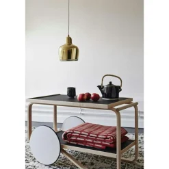 Artek Fönsterlampor|Pendellampor-A330S Golden Bell Pendel, Savoy Edition