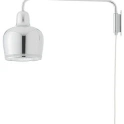 A330S Golden Bell Vägglampa, Svart / Vit