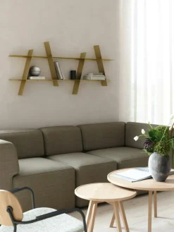 Andersen Vägghyllor-A-Shelf Vägghylla M, Mörkbetsad Ask