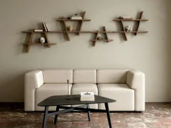 Andersen Vägghyllor-A-Shelf Vägghylla M, Mörkbetsad Ask