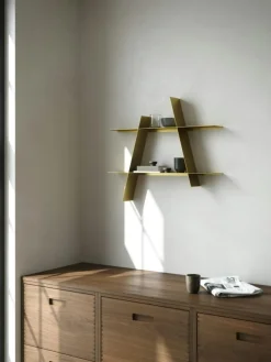 Andersen Vägghyllor-A-Shelf Vägghylla M, Mörkbetsad Ask