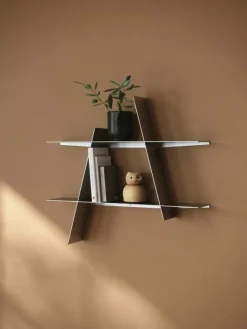 Andersen Vägghyllor-A-Shelf Vägghylla M, Mörkbetsad Ask