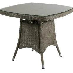 Ashfield Bord 80x80 H69, Beige/Glas