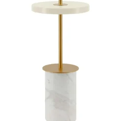 Asteria Move Mini Bordslampa Portabel, Röd Marmor