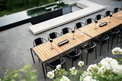 Houe Trädgårdsbord-Avanti Matbord 98x222 cm, Värmebehandlad Ask