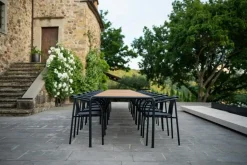 Houe Trädgårdsbord-Avanti Matbord 98x222 cm, Värmebehandlad Ask