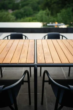 Houe Trädgårdsbord-Avanti Matbord 98x222 cm, Värmebehandlad Ask